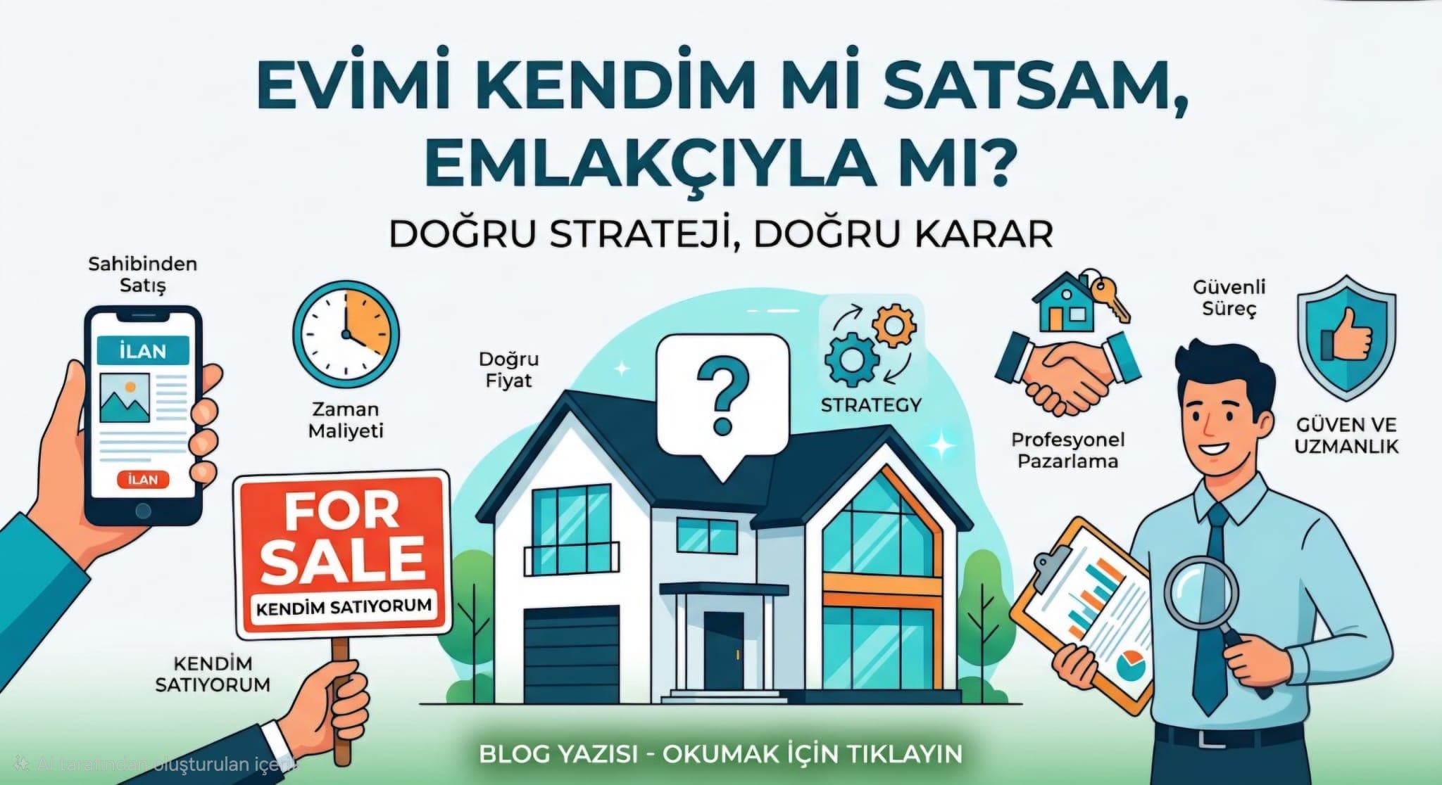 Evimi Kendim mi Satsam, Emlakçıyla mı?