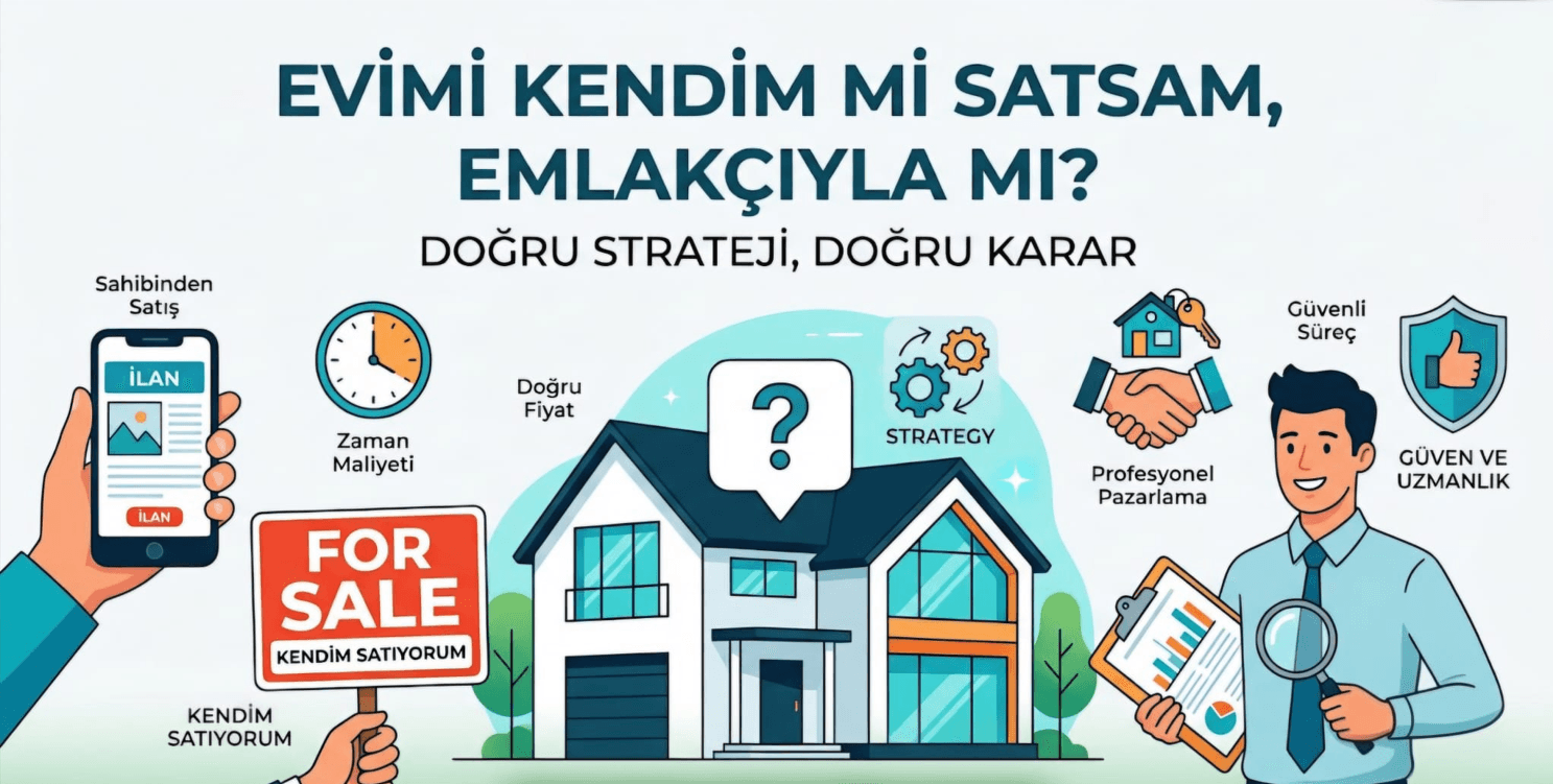 Evimi Kendim mi Satsam, Emlakçıyla mı?